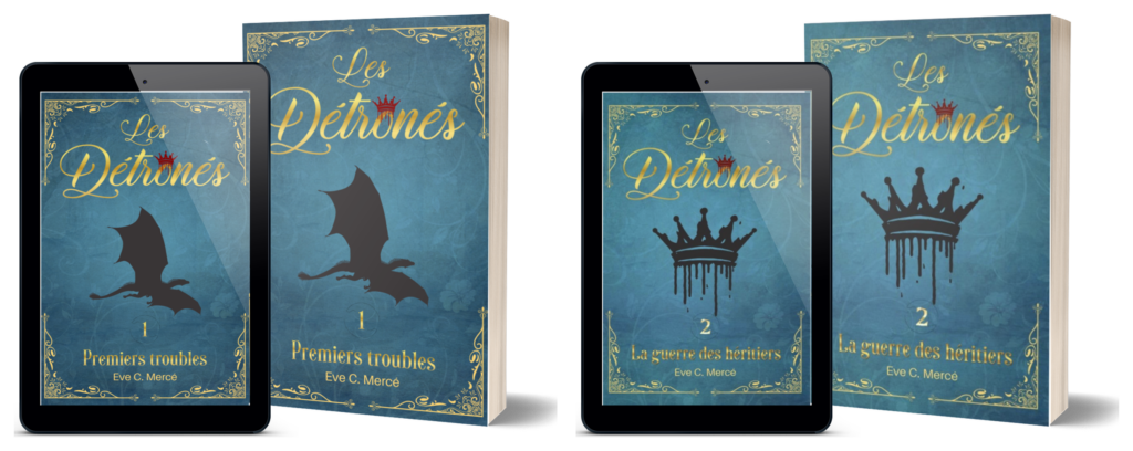couvertures les détronés Eve C. Mercé